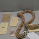 Weysat Cat Tree with 2 x 59.1 Inch Climbing Rope Wall Mounted Cat Climbing Tower Toy with Scratching Post Kitten Rope Ladder with Jumping Platform Wall Steps for Playing and Rest(Wood, Classic)