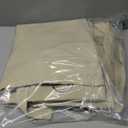 Hiasan Short Blackout Curtains for Bedroom - Thermal Insulated & Light Blocking Window Curtains for Living Room, 2 Drape Panels Sewn with Tiebacks, Light Beige, 38 x 45 Inch