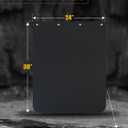 Semi Truck Mud Flaps 24"x30", Universal Heavy Duty Polymer MudFlaps for Semi Truck Tractor Trailer (4Pcs)
