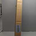 Tension Curtain Rod 51-86 Inch, Curtain Rod No Drilling for Window or Bathroom Closet, Outdoor Curtain Rods for Patio Tension Rod, Easy to Install, Never Rust, Rod Diameter 1.26 Inches - White