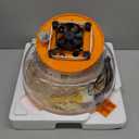 18 Egg Incubator with Automatic Egg Turning and Humidity Control, Incubators for Hatching Eggs, Chicken, Ducks, Goose, Pigeon, Quail, Parrot Incubator for Farm, Lab, Science Classroom, Home (Orange)