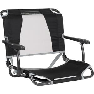 GCI Outdoor Comfort Chair and Stadium Seat, Big comfort stadium chair, armrests