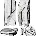 Franklin Sports NHL Kids Street Hockey Goalie Pads Set - Kids Hockey Training Equipment - Includes Block Pad, Catch Glove, and Goalie Pads, Large-X-Large