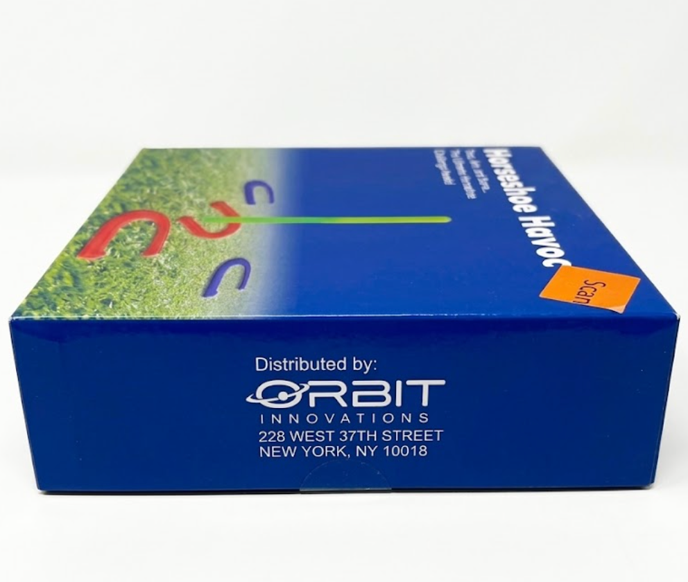 Orbit Plastic Horseshoe Havoc Game