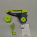 Cheese Grater with Handle, Kitchen Parmesan Cheese Grater with 2 Stainless Steel Drums, Rotary Cheese Graters Handheld for Grating and Shredding Hard Cheese, Chocolate