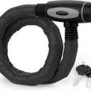 DANSI Armoured Lock Bicycle I Secure Theft Protection with 2 Keys I Bicycle Lock Bike Lock Bicycle Locks E-Bike (18 x 850 mm)