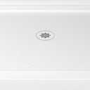 DreamLine SlimLine 36 in. D x 36 in. W x 2 3/4 in. H Center Drain Single Threshold Shower Base in White, DLT-1136360