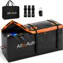 50 CuFt Waterproof Cargo Bag for Hitch Carrier | 72"x36"x35" Trailer Hitch Cargo Carrier | Weatherproof Truck Bed Storage with Straps, Lock & Carry Case | PVC Vehicle Soft-Shell Carriers