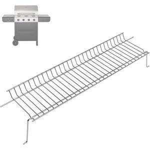 G467-0001-W1 Warming Rack Grill Parts for Charbroil Advantage 4 Burner 463344015 466344015, Grill Warming Rack Swing Away Grid for Charbroil Advantage 4 Burner Grill Replacement Parts