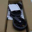 Collapsible Wagon with Wheels, Wagons Carts Foldable, Heavy Duty Folding Utility Cart for Grocery, Camping, Shopping, Sports, Garden, Fishing, Black