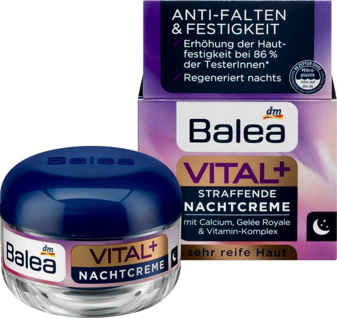 Balea VITAL + Intensive Facial Night Cream, 50 ml - German product