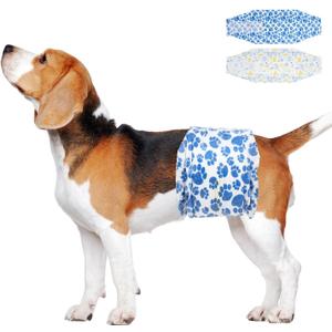 Dono Dog Diapers Male 60ct, Disposable Non-Slip Male Dog Wraps, Super Absorbent Puppy Diapers with Rapid-Dry Technology, Wetness Indicator, Leak-Proof Doggie Pampers, Medium
