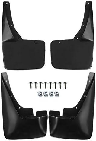 A-Premium Set of 4PCS Mud Flaps Splash Guards Mudguards Mudflaps Compatible with Cadillac Escalade, 2007-2014, with Hardware Kits Accessory, Sport Utility, Front LH RH and Rear LH RH