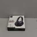 FM Radio Over Ear Headphones, Micro SD Card 30 Hrs Playtime Wireless and Wired Headphones with Deep Bass, Foldable Lightweight Headset with Built-in Microphone for Travel, Home Office