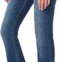 WallFlower Luscious Curvy Bootcut Jeans for Women, Mid-Rise Insta Stretch Denim, Size-Inclusive Juniors Jeans 0 Long