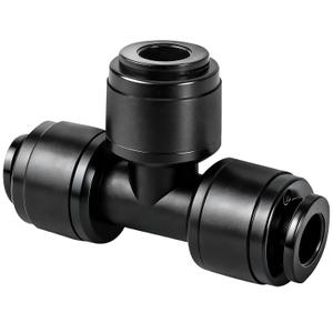30 Pack 1/4 Inch Drip Irrigation Tee Fittings - 1/4'' Drip Line Push-to-Fit Connectors for 1/4 Inch Drip Irrigation Tubing Leak Free Lock T Parts for Drip Irrigation System