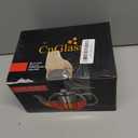 CNGLASS 900ml Glass Teapot with Removable Infuser,Clear Tea Kettle Stovetop Safe,Blooming and Loose Leaf Tea Maker