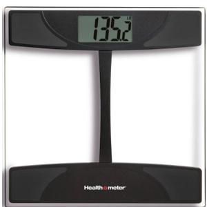 GLASS WEIGHT TRACKING SCALE BLACK/CLEAR - HEALTH-O-METER