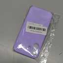 for iPhone 17 Case Silicone,with [Full Camera Protection][Soft Anti-Scratch Microfiber Lining],Liquid Silicone Ultra Slim Shockproof Phone Case for Men Women Girls-Lilac