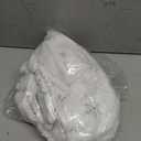 Dremisland Christmas Tree Skirt,36inches Large White&Silver Luxury Faux Fur Tree Skirt with Snowflakes Super Soft Thick Plush Tree Skirt for Xmas Tree Decoration