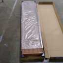 Furnnylane 5 Panel Bamboo Room Divider and Folding Panel Screen,Bamboo Panel Divider for Room Separation,Brown,67" H x 76.75" W