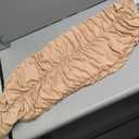 BEAGIMEG Women's Sexy Ruched Sleeveless Deep V Elegant Cocktail Evening Party Maxi Dress (Medium, Khaki)