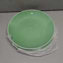 UNESCO Longquan Celadon Handmade Dinner Plates, Set of 2 12" Artisan Stoneware with Imperial Plum Green Glaze & Crystal Ring, Luxury Heirloom Gift for Weddings, Wall Art, Oven & Dishwasher Safe, Large size