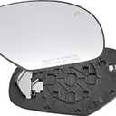 RH Passenger Right side Mirror Glass Replacement Power Heated Right Passenger Side for 2007-2014 Cadillac Escalade Chevy Silverado Tahoe GMC Sierra Yukon