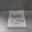 96 Inch Sheer Curtains White Grommet Set of 2 Panels Window Sheer Semi Drapes Faux Linen Look Voile Curtains for Girls Bed Room Living Bath Nursery Wide 52 x 96 Long 8ft Solid Plain Pure Bright White