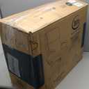 Serta Comfort Ergo Executive Office Chair, Ergonomic Mid-Back Design with Lumbar Support, Semi-Plush Double-Layer Seat Cushion, Padded Armrests, Swivel Metal Base, Soft Velvet, Gray