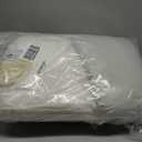 WRENSONGE Queen Comforter Set - 7 Pieces White Soft Bed in a Bag Queen with Fitted Sheet, Flat Sheet, 2 Pillow Shams, and 2 Pillowcases- Warm Bedding Sets for All Season