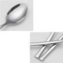 12-Piece Dessert Spoons, Stainless Steel Small Spoon