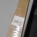 AURILOFT No Drill L-Shaped Vinyl Cordless Mini Blinds,White,27.5" Wx 48" H
