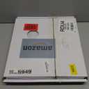 The Tiles Plaza 10-Sheet Peel and Stick Backsplash, 12" x 11.5" White Long Hexagon Self-Adhesive Wall Tile, Stone Composite Stick On Decorative Mosaic Tile for Kitchen Bathroom Fireplace