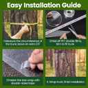 Iguana Tree Wrap 160" L x 16" W PET Tree Trunk Protector Guard