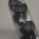 S SYDIEN Plastic Caster Wheels 1.5 Inch, M8 Circlip Swivel Casters Set of 5, Black Nylon Replacement Casters Wheels for Furniture Table Cabinet Office Chair