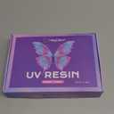 HeyClear 300g UV Resin kit with Casting Tools -Super Clear, Hard, Low Odor, Premixed UV Epoxy Fast Curing for Beginners Jewelry Making, DIY Crafts, Coating and Resina Art