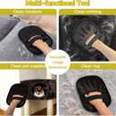Reusable Pet Hair Removal Glove, Machine Washable, Five-Finger Design
