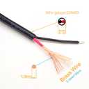 2 x 2Pcs USB A Female Plug to Bare Wire Open End Cable 3.3Ft(100cm) 5V 2.1A 2 & 4 cores Power and Data Transmission Pigtail Repair Tin on The Tail Cable Cord DIY Black