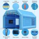 12.5x10x8FT Inflatable Paint Booth Portable Paint Booth Spray Paint Tent with Air Filter System & Blower for DIY Spray Car Truck Motorcycle Garage Auto Part Painting, 13 X 10 X 9 Ft