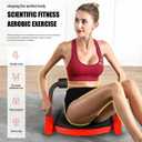 Ab Machine Ab Workout Equipment Sit Up Machine & Exercise Equipment Ab Crunch Machine for Stomach Workout Ab Core Trainer Abdominal Machine for Home Gym with Resistance Bands