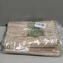 Chardin home Natural Jute Table Runner 13x108 Inch Vintage Boho Rustic Table Decor Handwoven Long Table Runner in Natural Jute and Ivory Farmhouse Dining or Console Table Accent