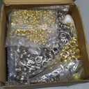 Grommet Tool Kit, Hand Press Grommet Machine Grommet Tool Kit Heavy Duty Grommet Press with Punch Hole Tools Accessories 3 Sizes Grommets Dies Double Head Rubber Hammer for Fabric Tarps Leather Canvas