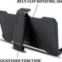 3 x [2 Pack] Galaxy Note 20 Ultra (6.9") Replacement Belt-Clip Holster Compatible with Otterbox Defender Series Case