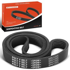 A-Premium Engine Serpentine Drive Belt Compatible with Toyota, Hyundai, Kia & Lexus Cars - Camry, RAV4, Elantra, Sonata, Accent, Tucson, Veloster, Kona, Soul, Optima, Rio, tC, NX350, 49.45 Inch, Gas