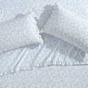 Laura Ashley - Standard Pillowcase Set, Breathable Percale Cotton Bedding, Floral Home Decor (Victoria Blue, 2 Piece)