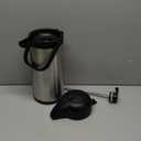 Esemoil Coffee Carafe for Keeping Hot with Pump, 102oz/3L Large Capacity Airpot Coffee Dispenser, Insulated Stainless Steel Thermal for Hot/Cold Water Liquid Tea Chocolate for Hot Cocoa for Parties