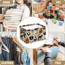 Halloween Basket with Handles Spooky Boo Basket Stuffers for Women Girls Boyfriend Mens Large Collapsible Storage Container for Shelves Home Office Toys (3)