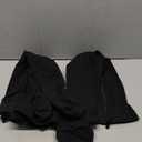 Sosation 2 Pairs Zipper Compression Socks Thigh High 20-30 Mmhg Closed Toe Thigh High Support Stockings(Black,Medium)