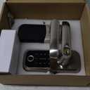 Hornbill Smart Lock Keyless Entry with Handle - Fingerprint Door Locks for Front Door - Keypad Electronic Digital Biometric Bluetooth Passcodes, Works with Alexa, App Control Touch Screen, Auto Lock